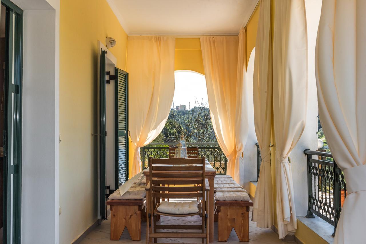 Kokkínion Corfu Villa Kokkini With Swimming Pool מראה חיצוני תמונה