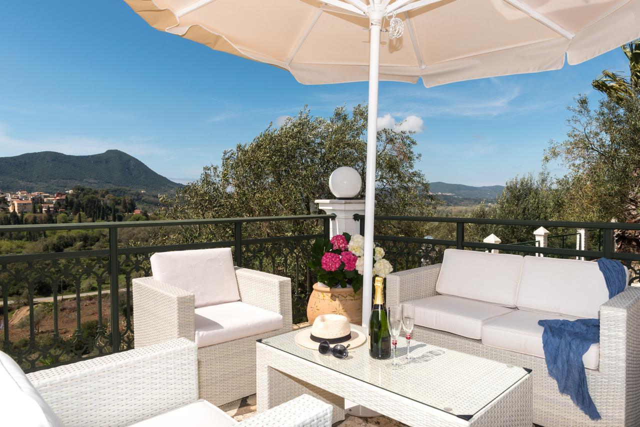 Kokkínion Corfu Villa Kokkini With Swimming Pool מראה חיצוני תמונה