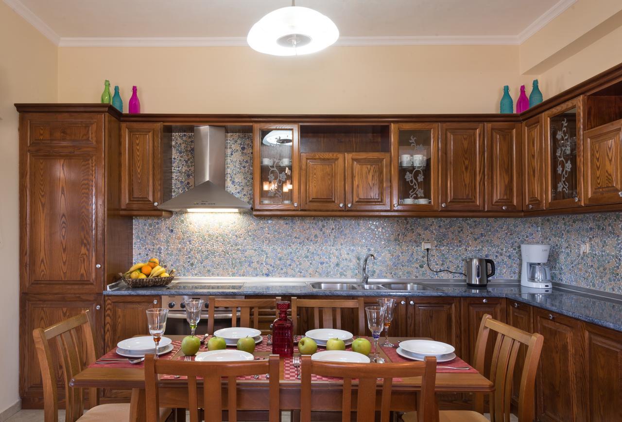 Kokkínion Corfu Villa Kokkini With Swimming Pool מראה חיצוני תמונה