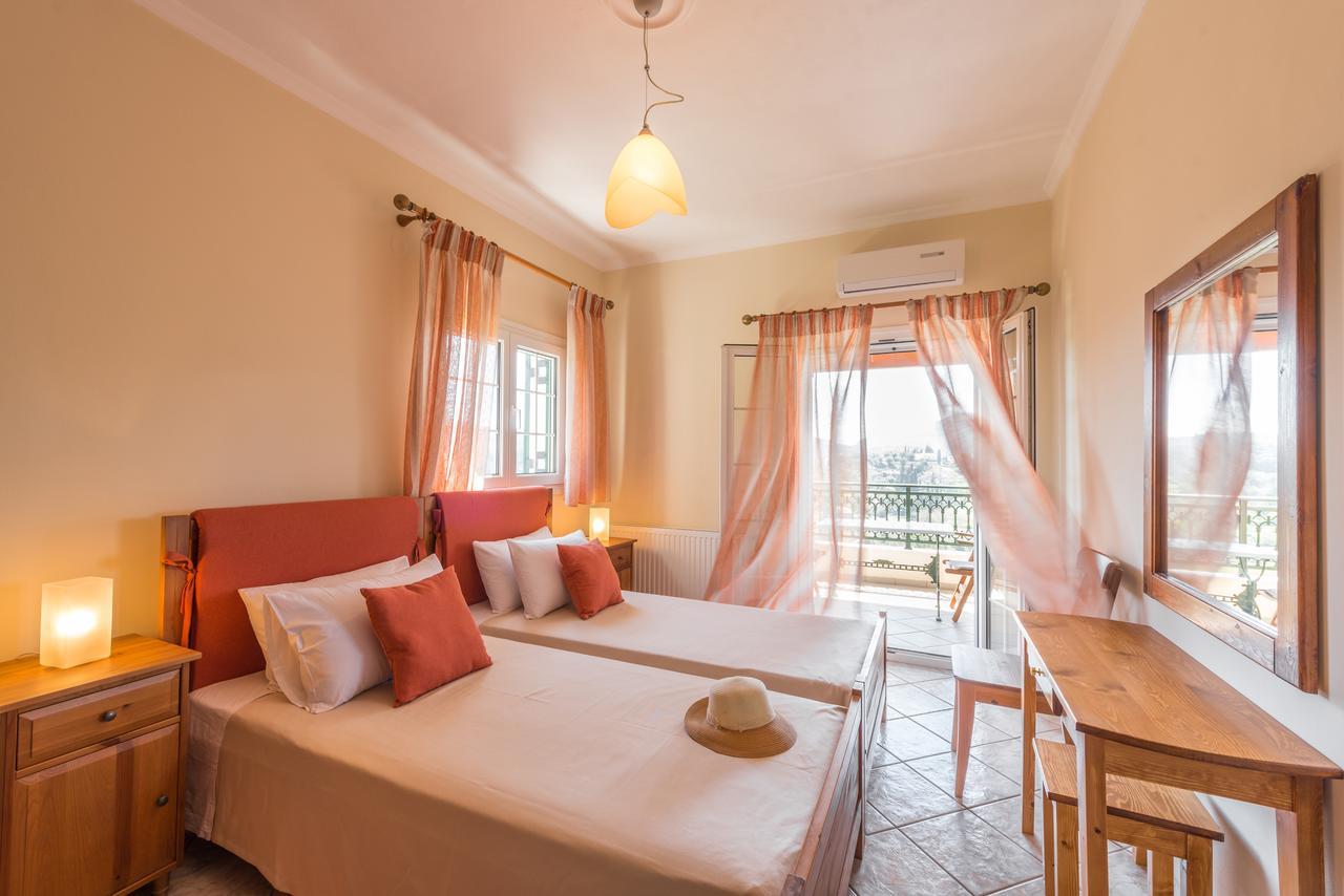 Kokkínion Corfu Villa Kokkini With Swimming Pool מראה חיצוני תמונה
