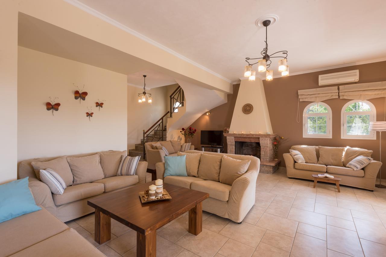 Kokkínion Corfu Villa Kokkini With Swimming Pool מראה חיצוני תמונה